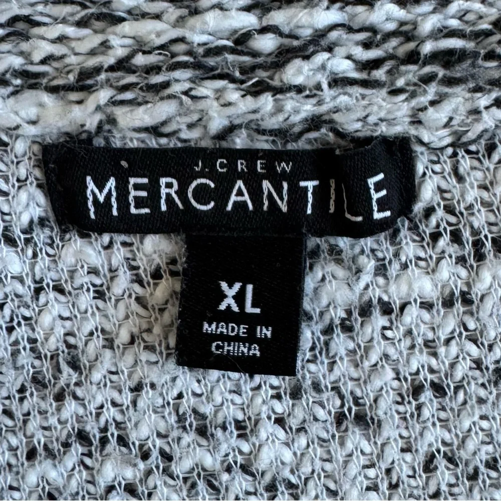 New J. Crew Mercantile Marled Half Zip Pullover Sweater Preppy Casual Gray XL